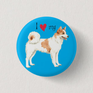 I Love my Norrbottenspets Button