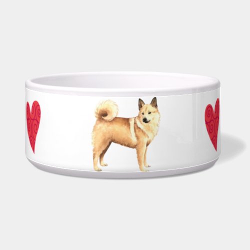 I Love my Norwegian Buhund Bowl