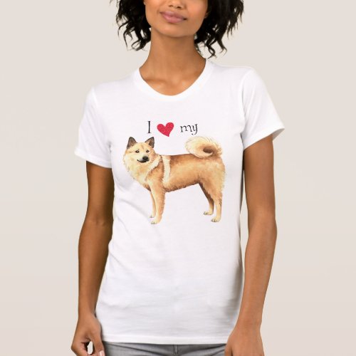 I Love my Norwegian Buhund T_Shirt