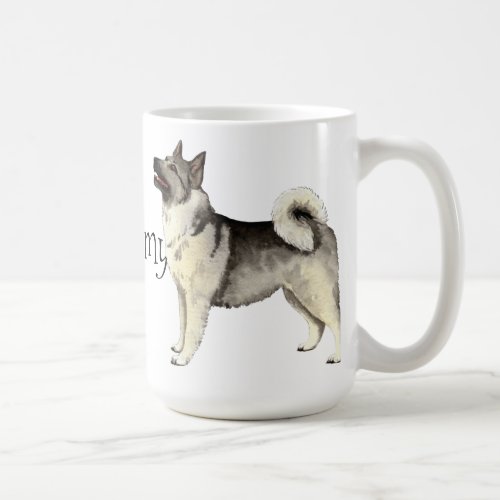 I Love my Norwegian Elkhound Coffee Mug