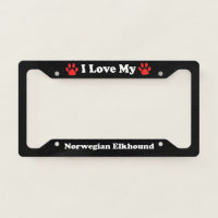 I Love My Norwegian Elkhound Dog