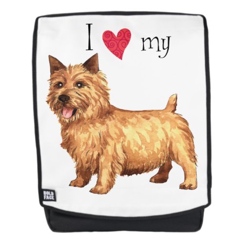 I Love my Norwich Terrier Backpack