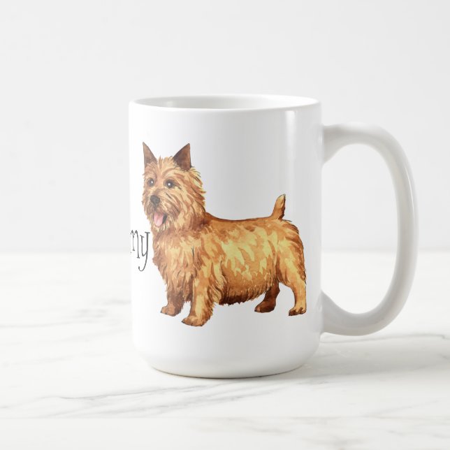 I Love my Norwich Terrier Coffee Mug (Right)