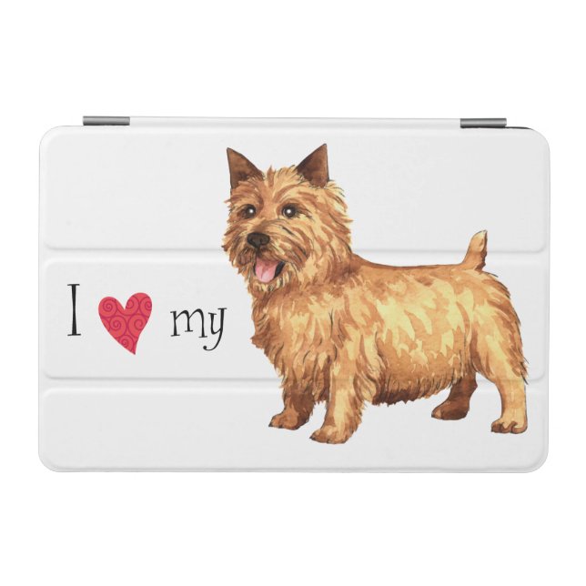I Love my Norwich Terrier iPad Mini Cover (Horizontal)