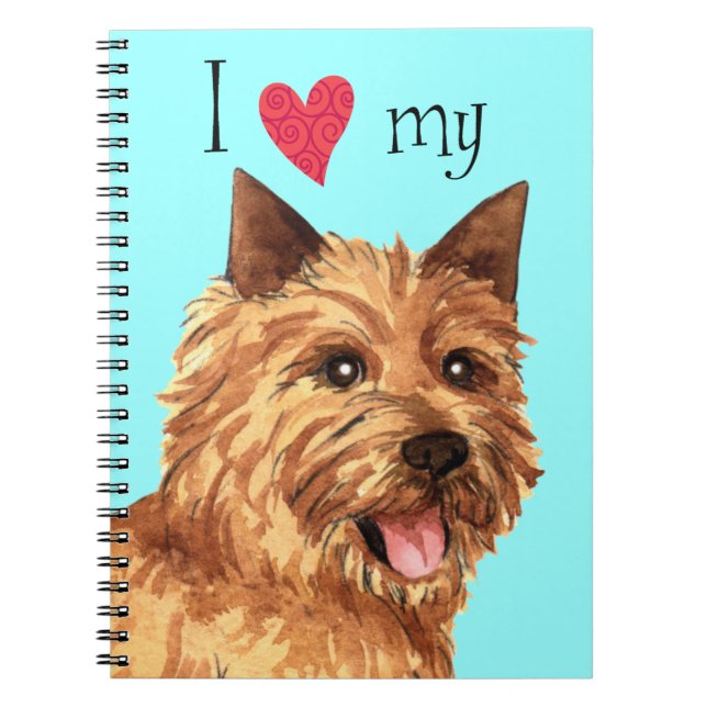 I Love my Norwich Terrier Notebook (Front)