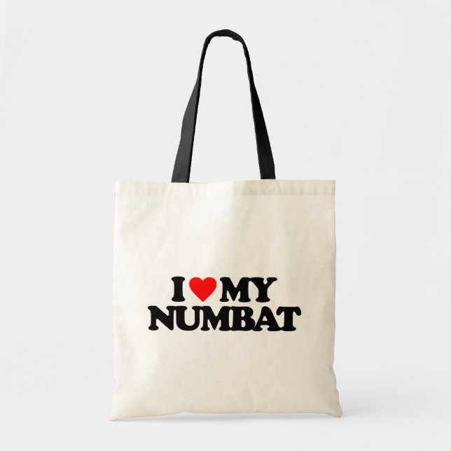 I LOVE MY NUMBAT TOTE BAG (Front)