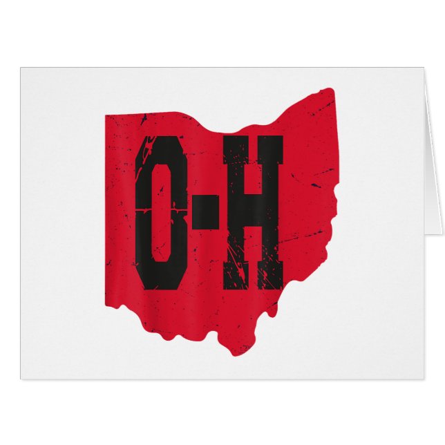 I Love My Ohio Home Script Ohio Buckeye State (Front Horizontal)