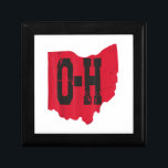 I Love My Ohio Home Script Ohio Buckeye State Gift Box<br><div class="desc">I Love My Ohio Home Script Ohio Buckeye State</div>