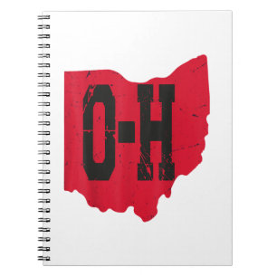 I Love My Ohio Home Script Ohio Buckeye State Notebook