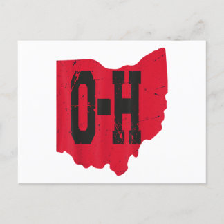 I Love My Ohio Home Script Ohio Buckeye State Postcard