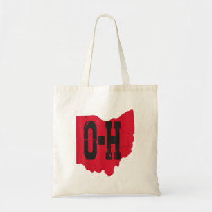 I Love My Ohio Home Script Ohio Buckeye State Tote Bag