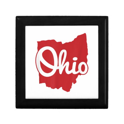 I Love My Ohio Home Script Ohio  Gift Box