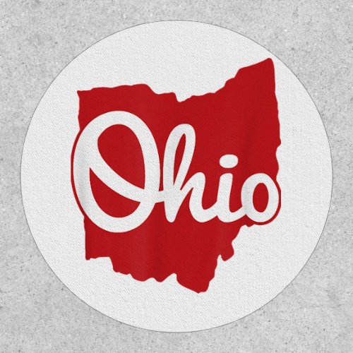 I Love My Ohio Home Script Ohio  Patch