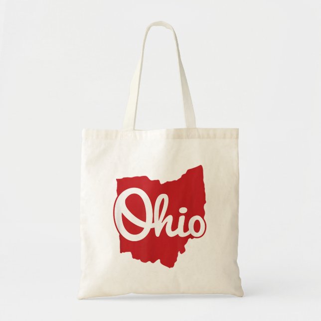 I Love My Ohio Home Script Ohio  Tote Bag (Front)