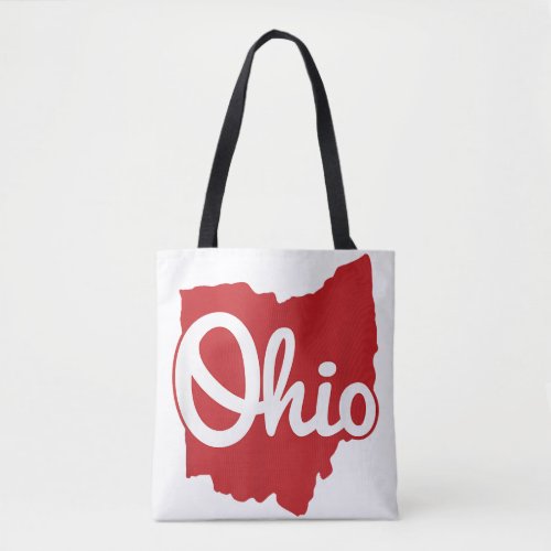 I Love My Ohio Home Script Ohio  Tote Bag