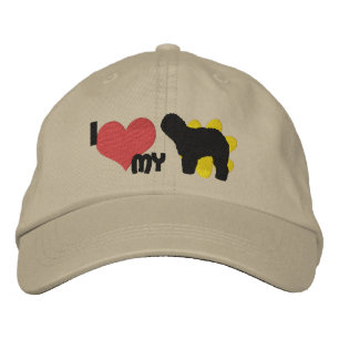 I Love my Old English Sheepdog Embroidered Baseball Cap