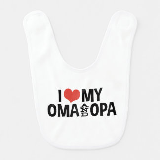 I Love My Oma And Opa Bib