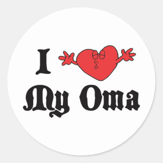 I Love My Oma Gifts on Zazzle