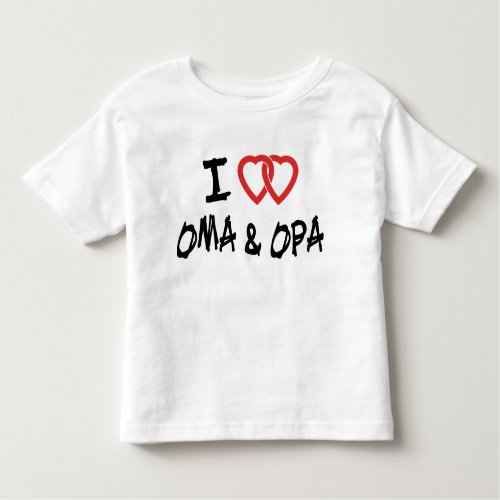I Love My Oma  Opa T_Shirt