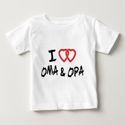 I Love My Oma  Opa T_Shirt