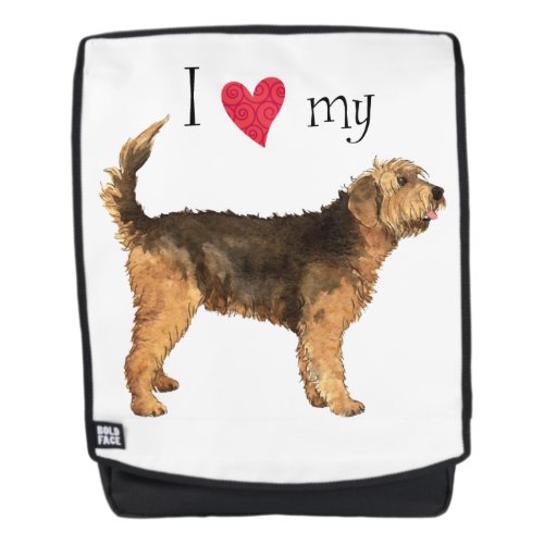 I Love my Otterhound Backpack