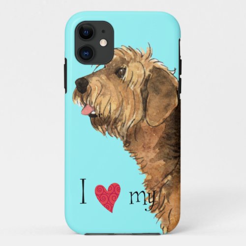 I Love my Otterhound iPhone 11 Case