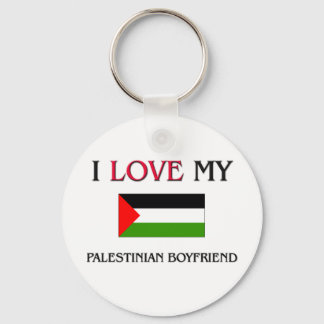 I Love My Palestinian Boyfriend Keychain