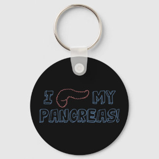 I Love My Pancreas Keychain