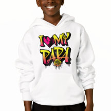 I Love My Papa Awesome Graffiti Style Family Quote