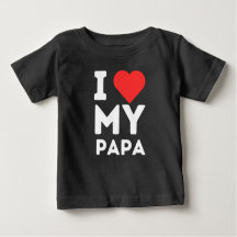 I Love My Papa Family Love Heart Gift