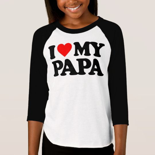 My Papa in Montana Loves Me Toddler//Kids Raglan T-Shirt