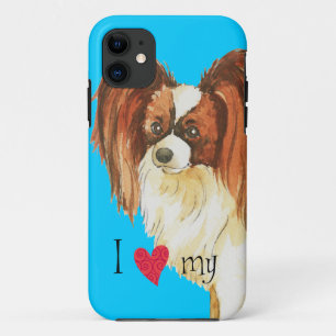 I Love my Papillon iPhone 11 Case