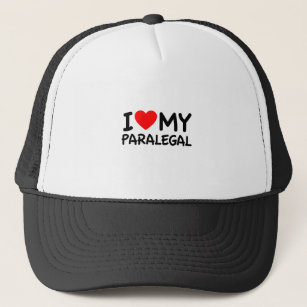I love my paralegal trucker hat