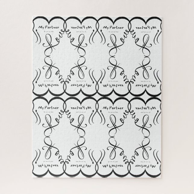 I love my partner • You are my home Jigsaw Puzzle (Vertical)