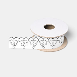 I love my partner • You are my home Satin Ribbon