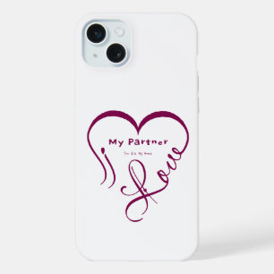 I Love My Partner - You Are My Home Throw Pillow iPhone 15 Plus Case