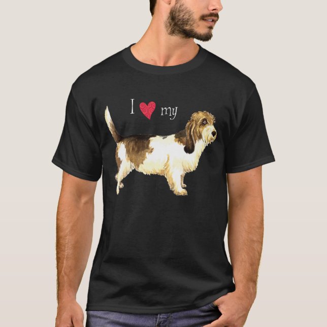I Love my PBGV T-Shirt (Front)
