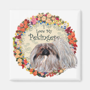 I Love My Pekingese Magnet