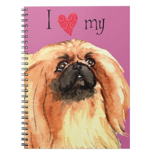 I Love my Pekingese Notebook