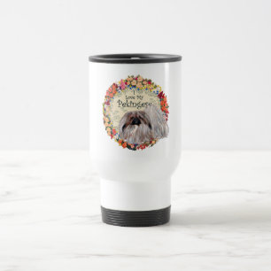 I Love My Pekingese Travel Mug