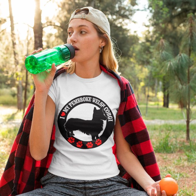 I Love My Pembroke Welsh Corgi T-Shirt (Creator Uploaded)
