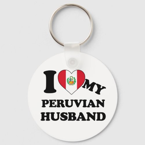 I love my Peruvian Husband Keychain