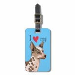 I Love my Peruvian Inca Orchid Luggage Tag I Love my Peruvian Inca Orchid Luggage Tag