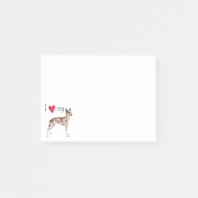 I Love my Peruvian Inca Orchid Post-it Notes (Front)