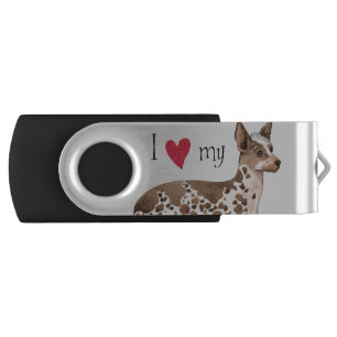 I Love my Peruvian Inca Orchind Flash Drive