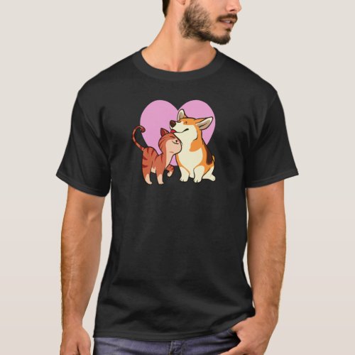I Love My Pet  Cat and Dog Lover T_Shirt