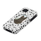 I Love My Pet Dog Custom Photo in Black and White