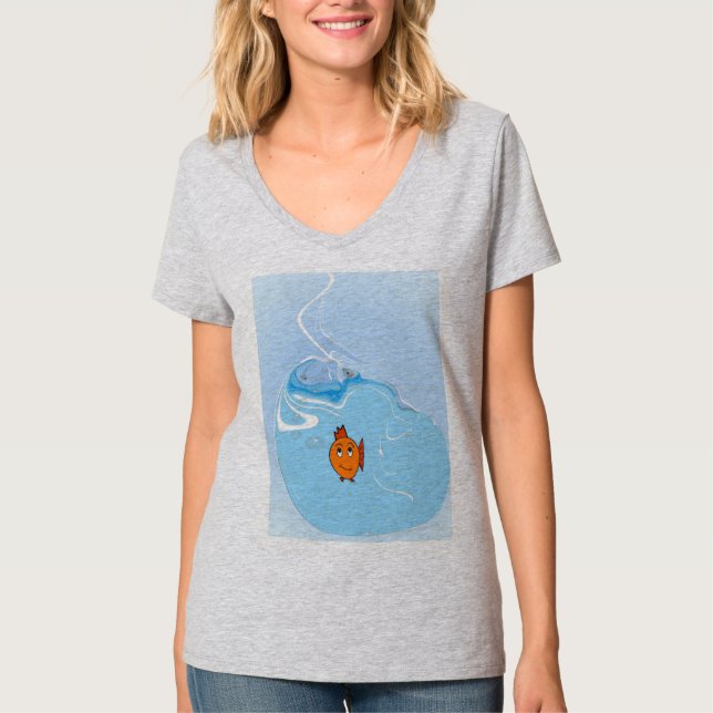 I Love My Pet Fish T-Shirt (Front)