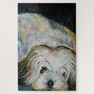I LOve My Pet Jigsaw Puzzle Dog Painting