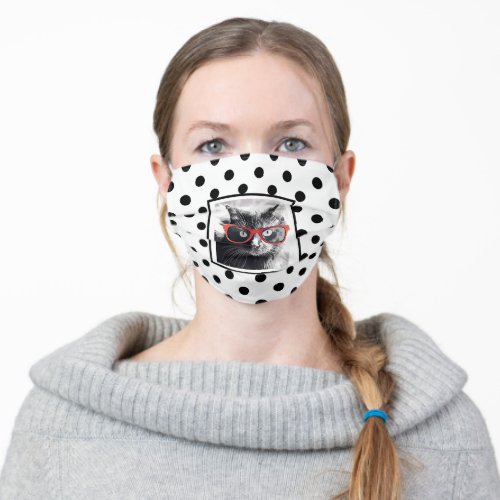 I love my pet Personalize with your pet photo Clo Adult Cloth Face Mask